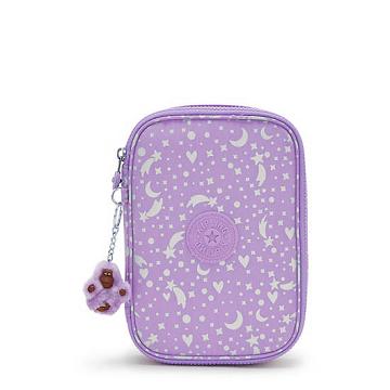 Kipling 100 Pens Printed Case Bags Galaxy Metallic | CA 1891TC